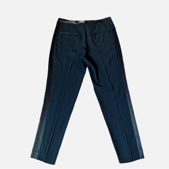 rag and bone black trouser with satin side stripes - Picture 2 of 12